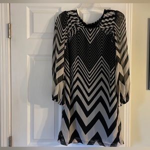 Chevron Shift Dress
